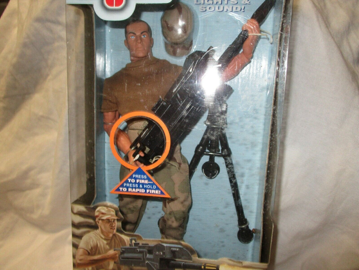 Vintage G.I. Joe Electronic 40MM Grenade Machine Gunner
