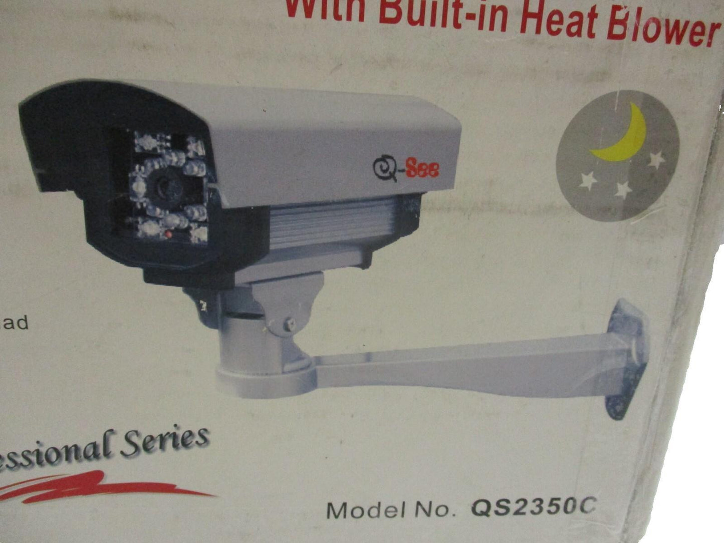 Q-See Weatherproof Outdoor CCD Color Camera Kit W Built-in Heat blower QS2350C