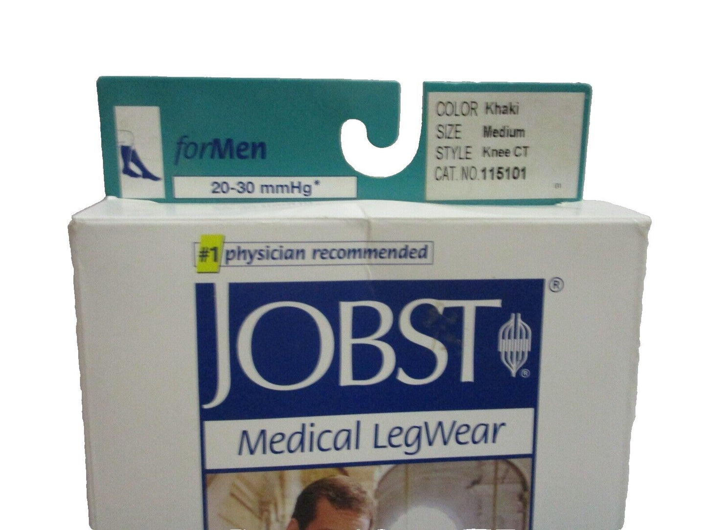 Jobst 115101 For Men Khaki 20-30 mmHg Medium CT Compression Stockings Socks