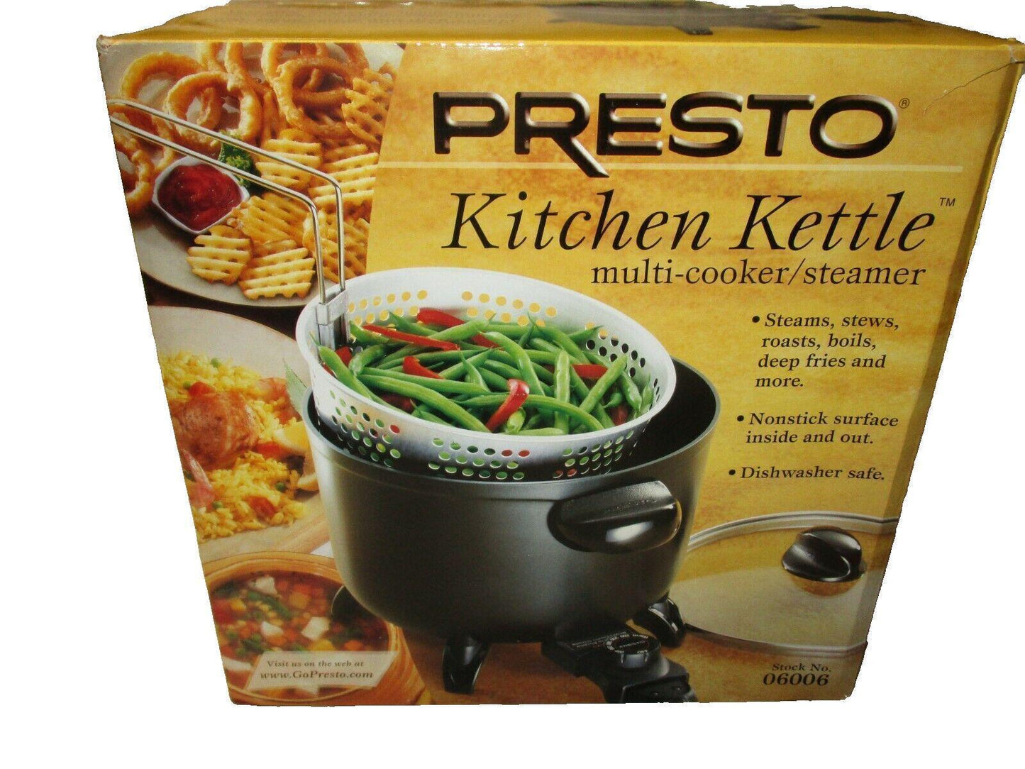Presto Kitchen Kettle Multi Cooker / Steamer 06006