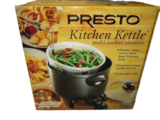 Presto Kitchen Kettle Multi Cooker / Steamer 06006