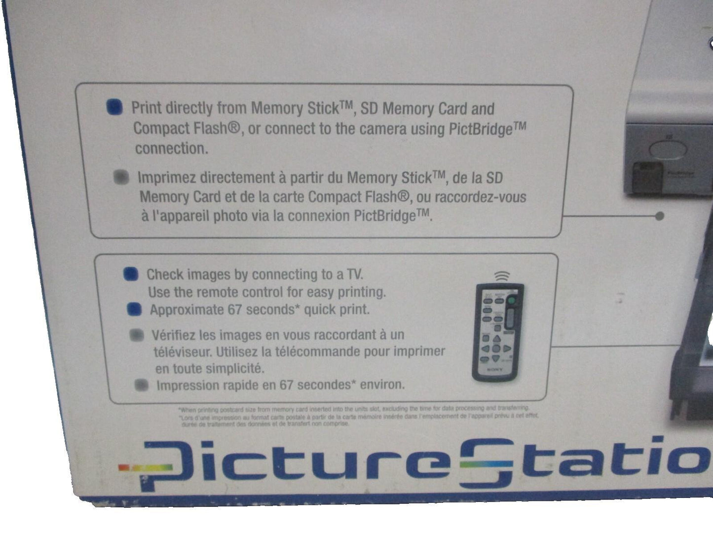 Vintage Sony Picture Station Digital Photo Printer DPP-FP50 Old Stock