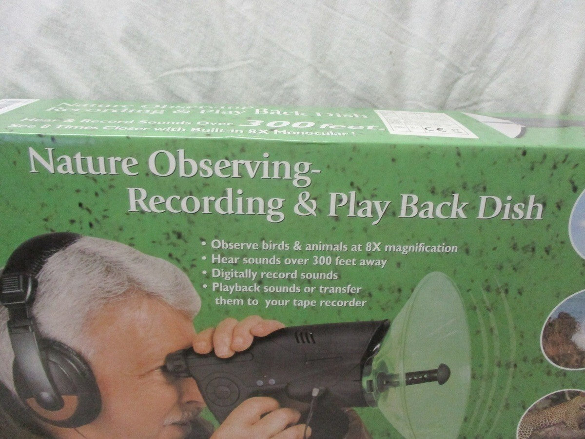 Nature Observing Recording & Play Back Dish