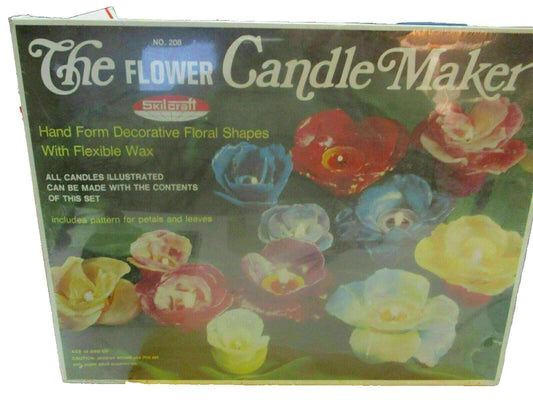 Skil-Craft Flower Candle Maker Floral Shapes (Rare)New old Stock