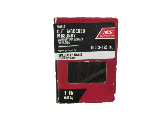 Ace Masonry Cut hardened Nail 16d 3-1/2" 1 lb. 5096821
