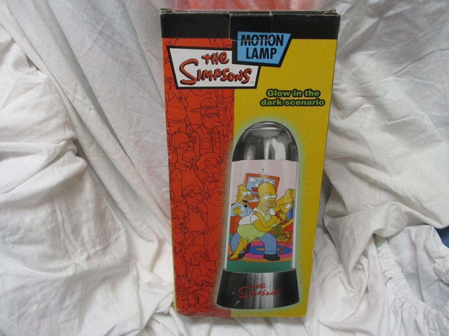 Ed,s Variety Store Vintage The Simpsons 3D Effect Motion LampGlow in The Dark Se
