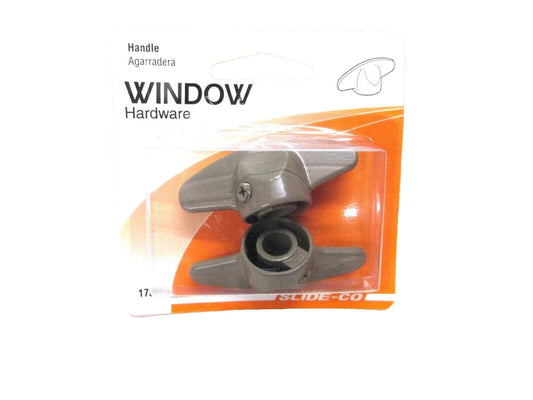 NOS! SLIDE-CO WINDOW HANDLE, STONE GRAY, #173553, 2-PACK