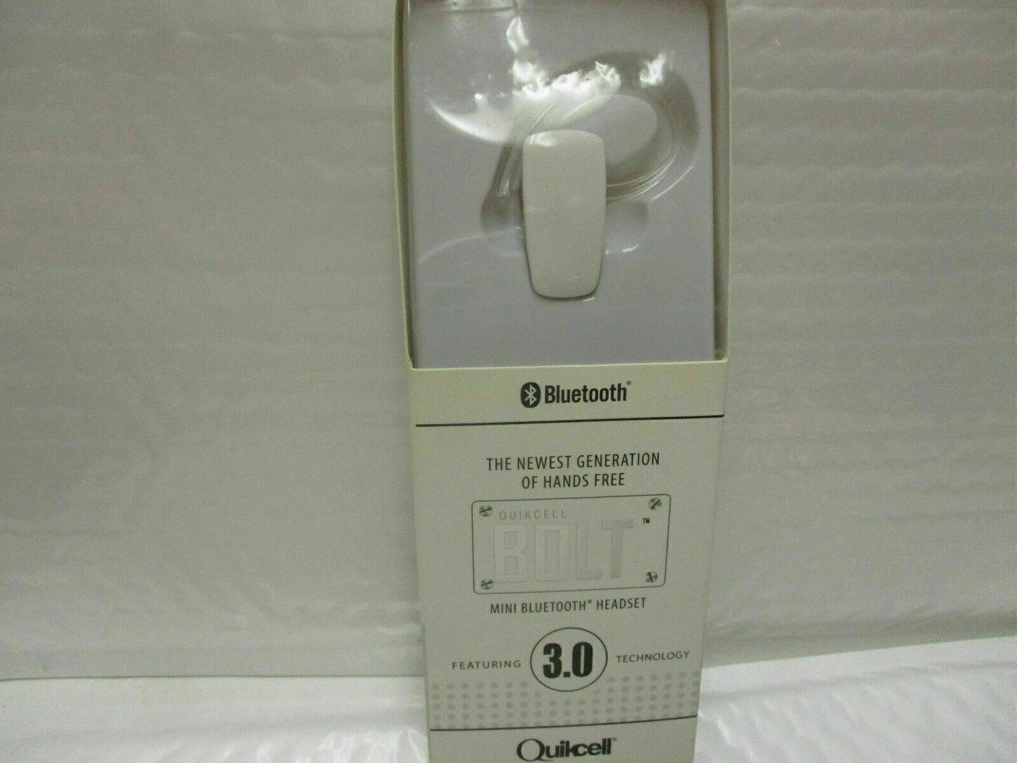 Quikcell QBT523 V3.0 Mono Bluetooth - Simply White