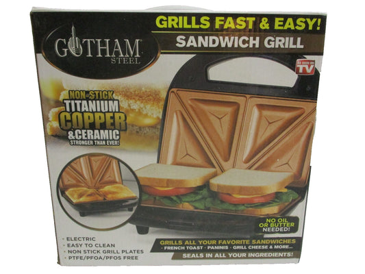 Nonstick Panini Press Sandwich Maker 2 in 1 Breakfast Sandwich Maker Grill