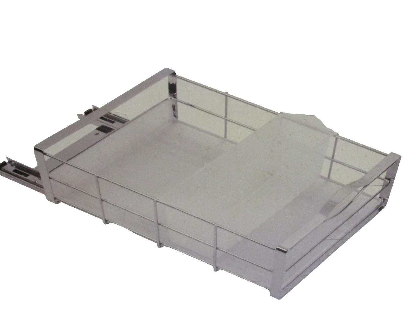 Simplehuman Chrome 14" Pull 0ut  Cabinet Organizer Model KT-1048 Comercial Grade