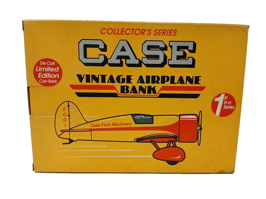 Case Vintage Airplane Bank 1st In a Series DieCast Metal Stock #ZJD 700/40001