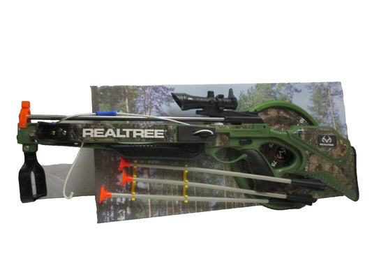 Realtree Compand Crossbow Set With LED Scope Batteries Not Included