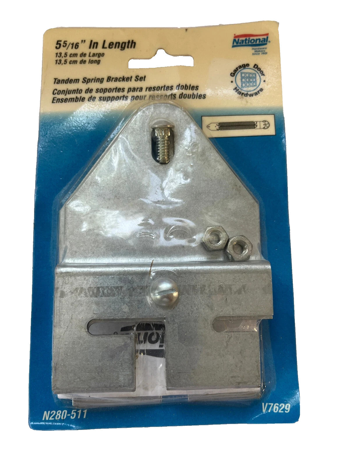 Tandem Spring Bracket Set National Hardware N280-511  V7629