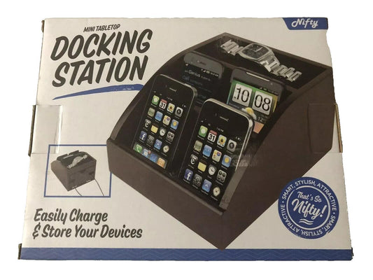 Mini Tabletop Docking Station For Smartphones & Digital Devices