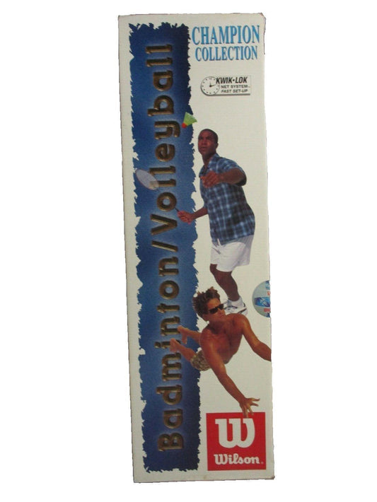 Vintage Rare New 90s Wilson Champion Collection Volleyball Badminton Combo Set