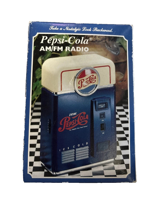 1998 Pepsi-Cola AM/FM Radio Vending Machine Battery Operated Vintage