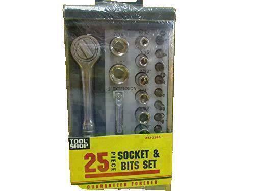 Tool Shop 25 Piece Socket & Bits Hand Tool Set
