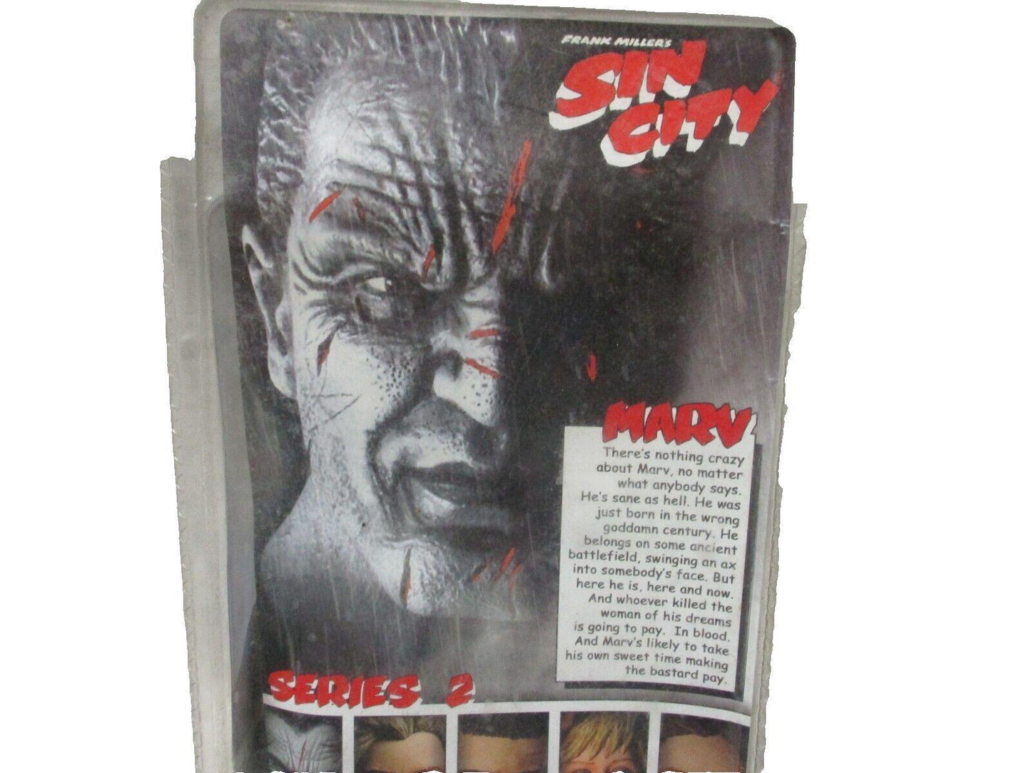MARV SERIES 2 FIGURE FRANK MILLER'S SIN CITY BY NECA (BLACK & WHITE VERSION)