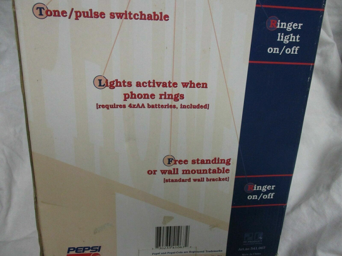 PEPSI COLA NOSTALGIC VENDING MACHINE PHONE