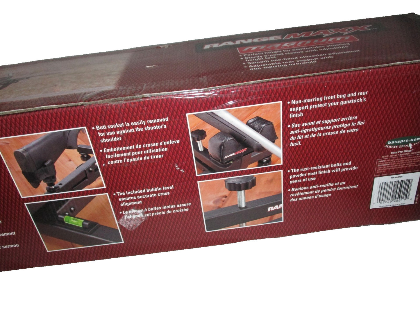 Bass Pro Rangemaxx Magnum Rifle Shooting Rest RM-Magrest "REST ONLY"