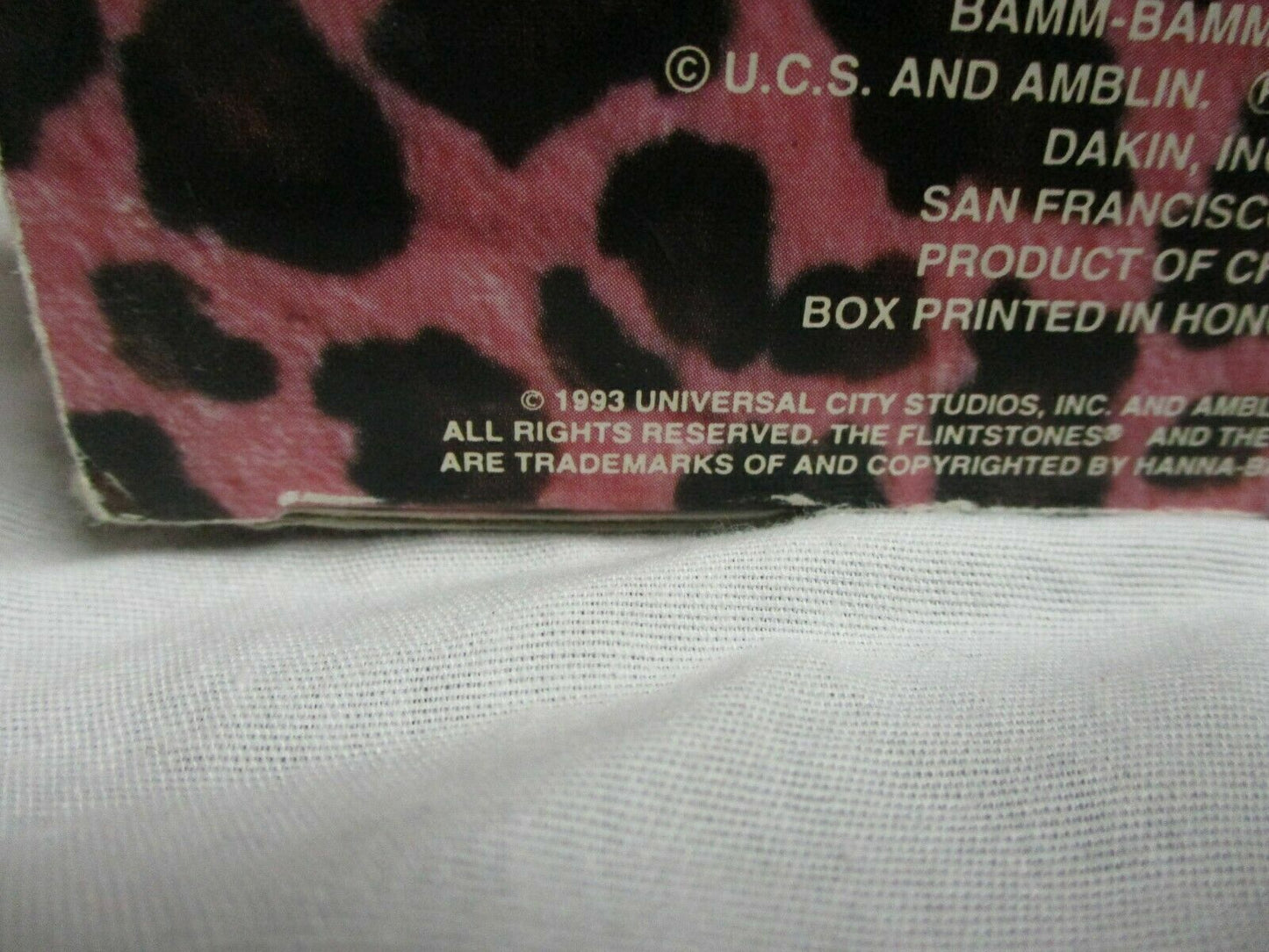 The Flintstones BAMM - BAMM Toy Figure/Doll with Bat New Old Stock