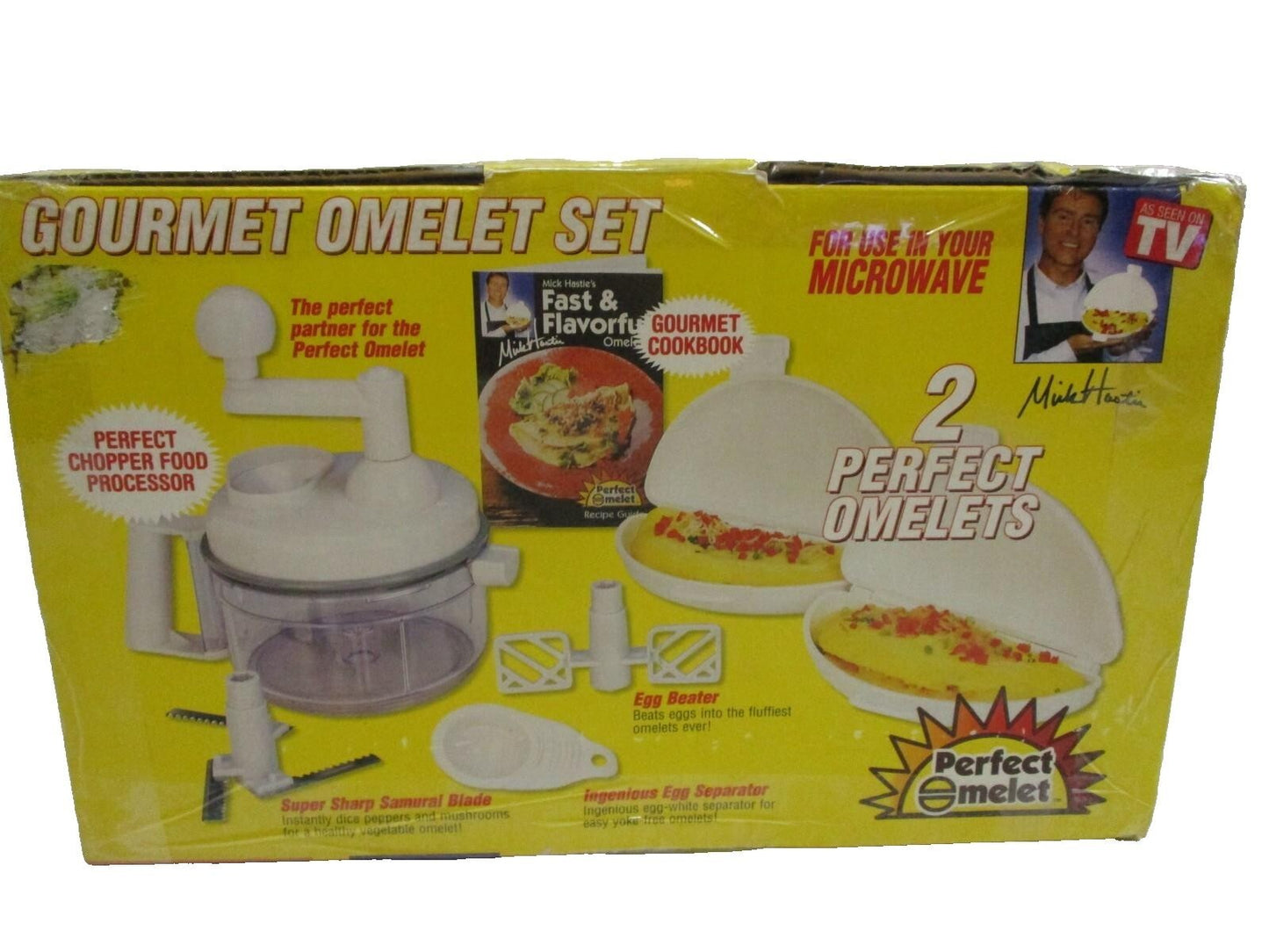 Perfect Gourmet Omelet Set of Two with Perfect Chopper As Seen on TV