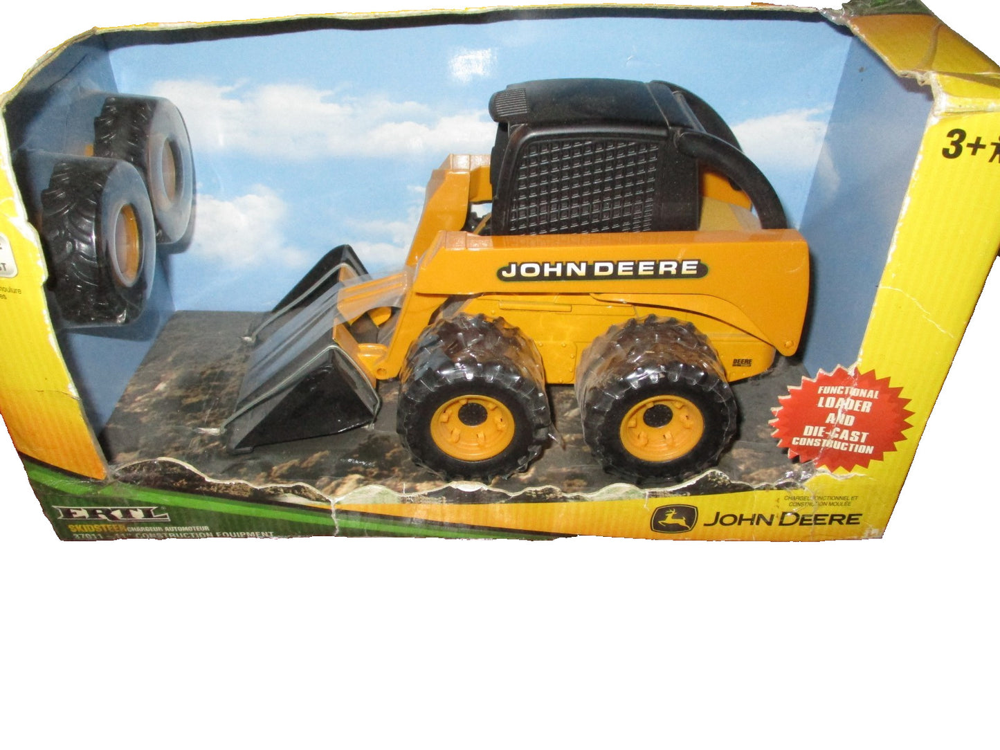 Erttl John Deere Functional Skidster Loader with Die-Cast Construction 35402-11"