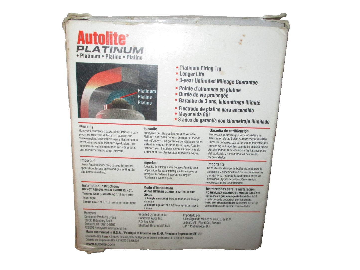 Autolite Platinum AP2545 Automotive Replacement Spark Plugs (4 Pack)