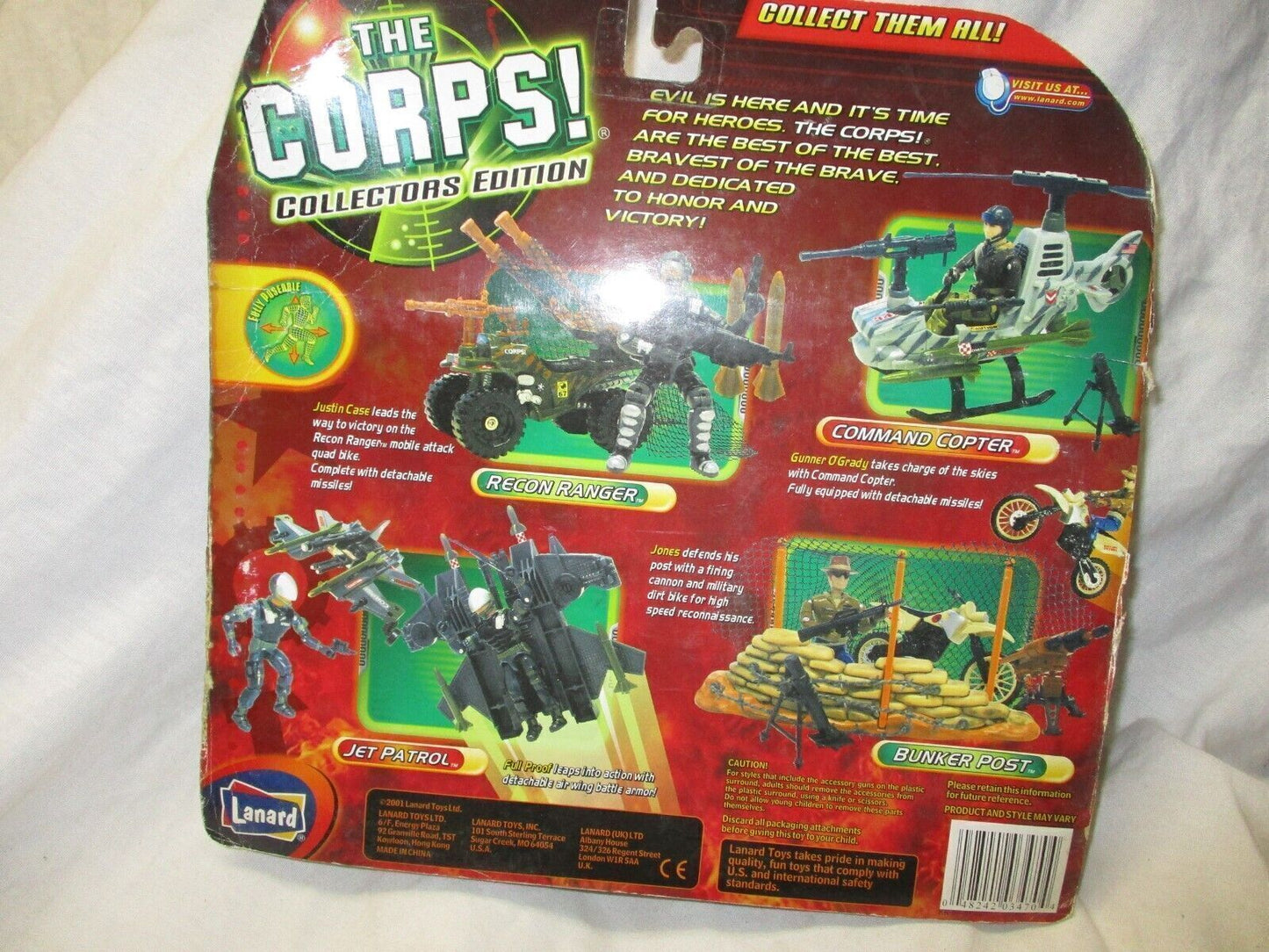 The CORPS Special Action Squad JET PATROL w/Flight Gear & Missiles Package Wear