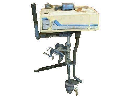 Clinton 2 Cycle One Cylinder 1.5 hp. Boat Motor Model K1503C00A for Parts/Repair