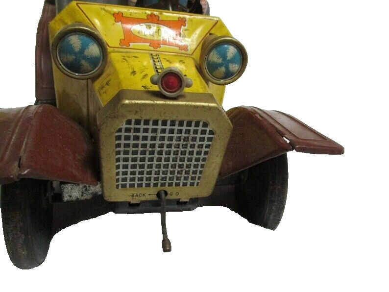 Vintage 1961 Hubley Battery Operated The Official Mr. Magoo Tin Car Top not incl
