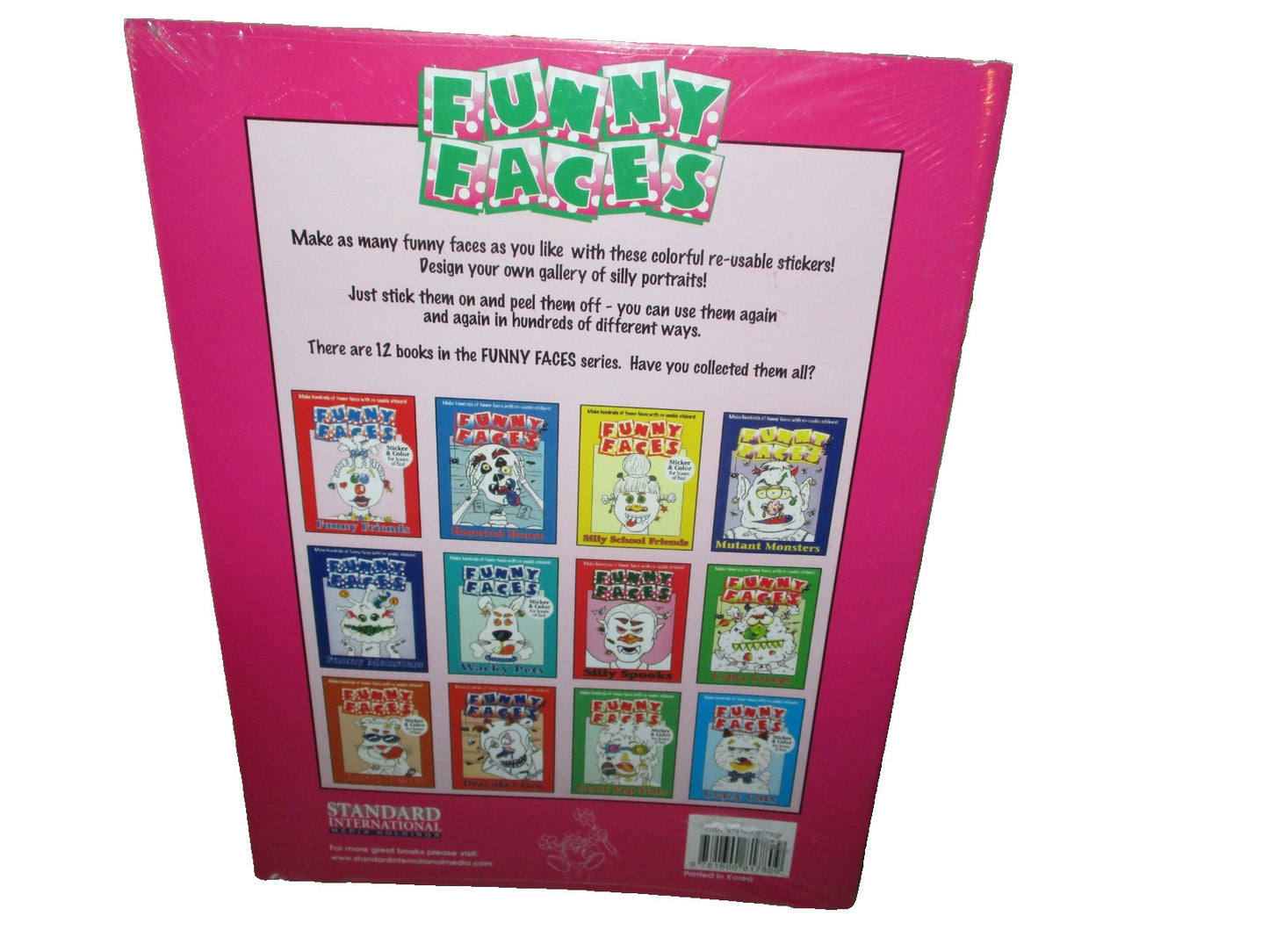 Funny Faces Sticker & Color Cyber Creeps Paperback