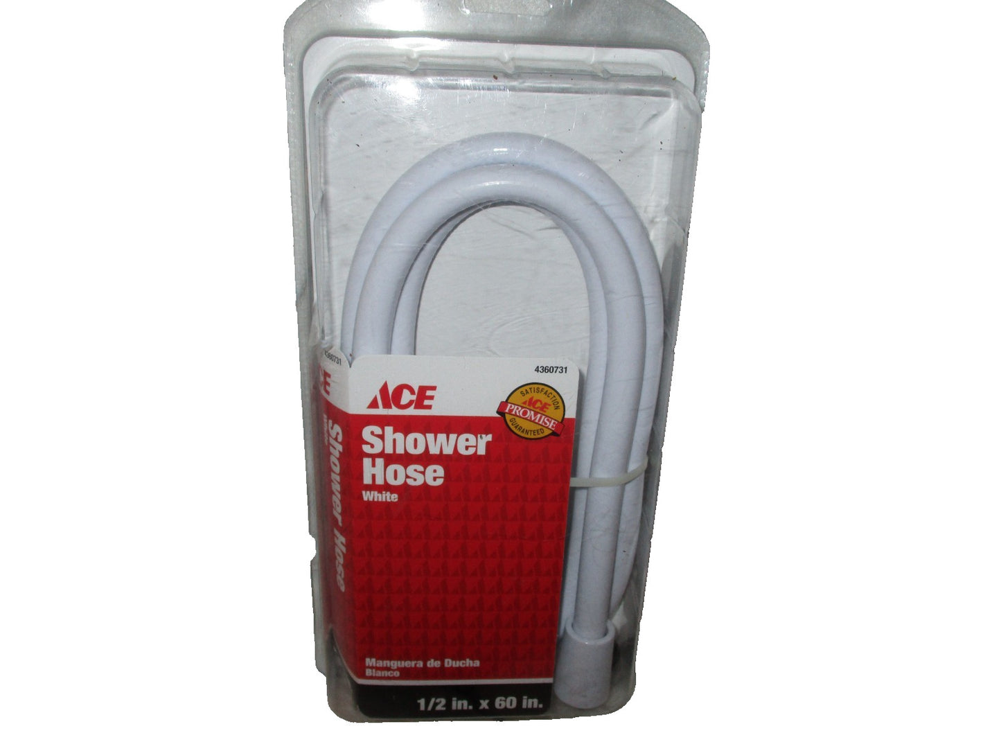 Ace Shower Hose White 1/2 in. x 60 in. 4360731