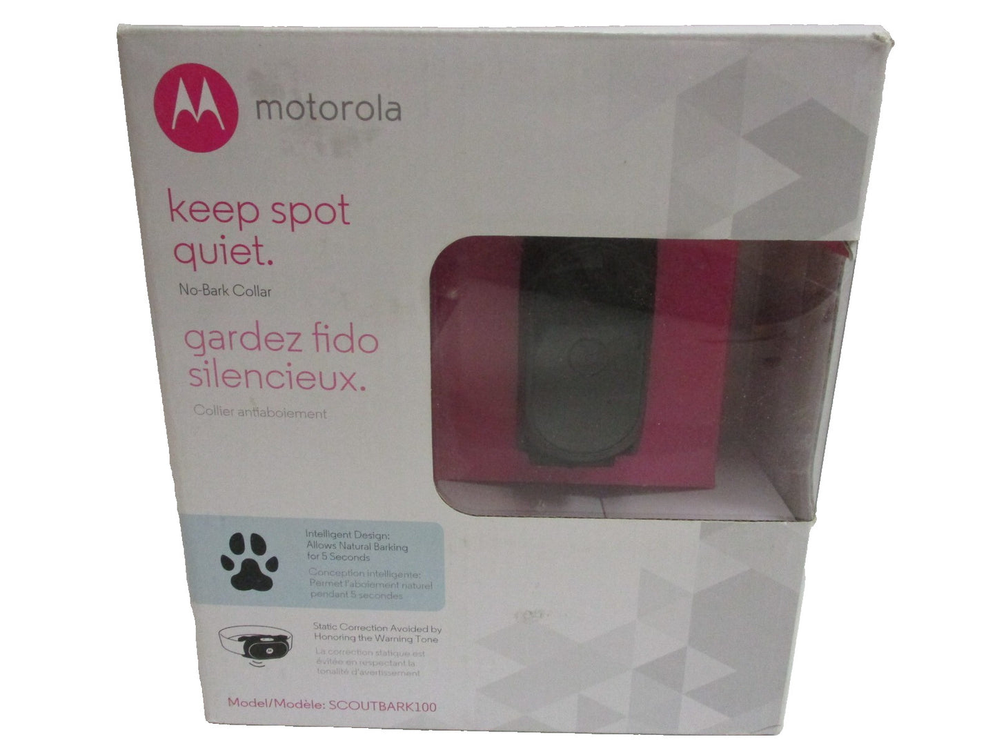 Motorola Dog No Bark Collar SCOUTBARK100