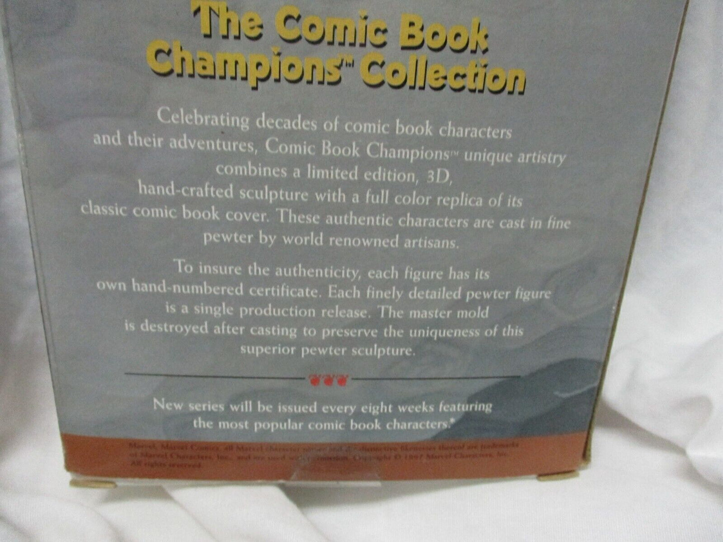 Limited Edition Pewter Statue of Wolverine 1993 Modern Age Edition by Fine Pewte