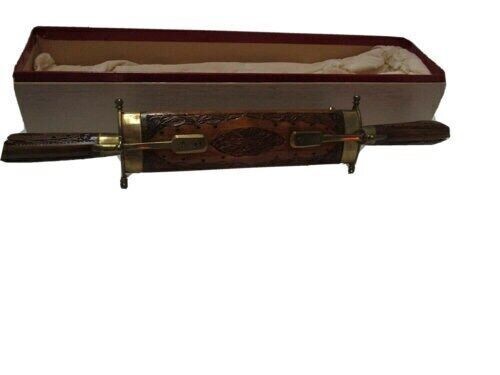 Vintage Bichuwa India Sword Dagger Dual Blade Ornate