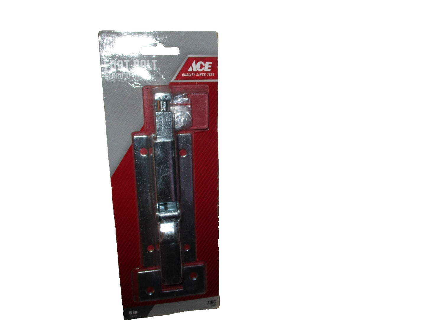 Ace Heavy Duty Commercial 6" Foot Bolt, Zinc Plated 5302286