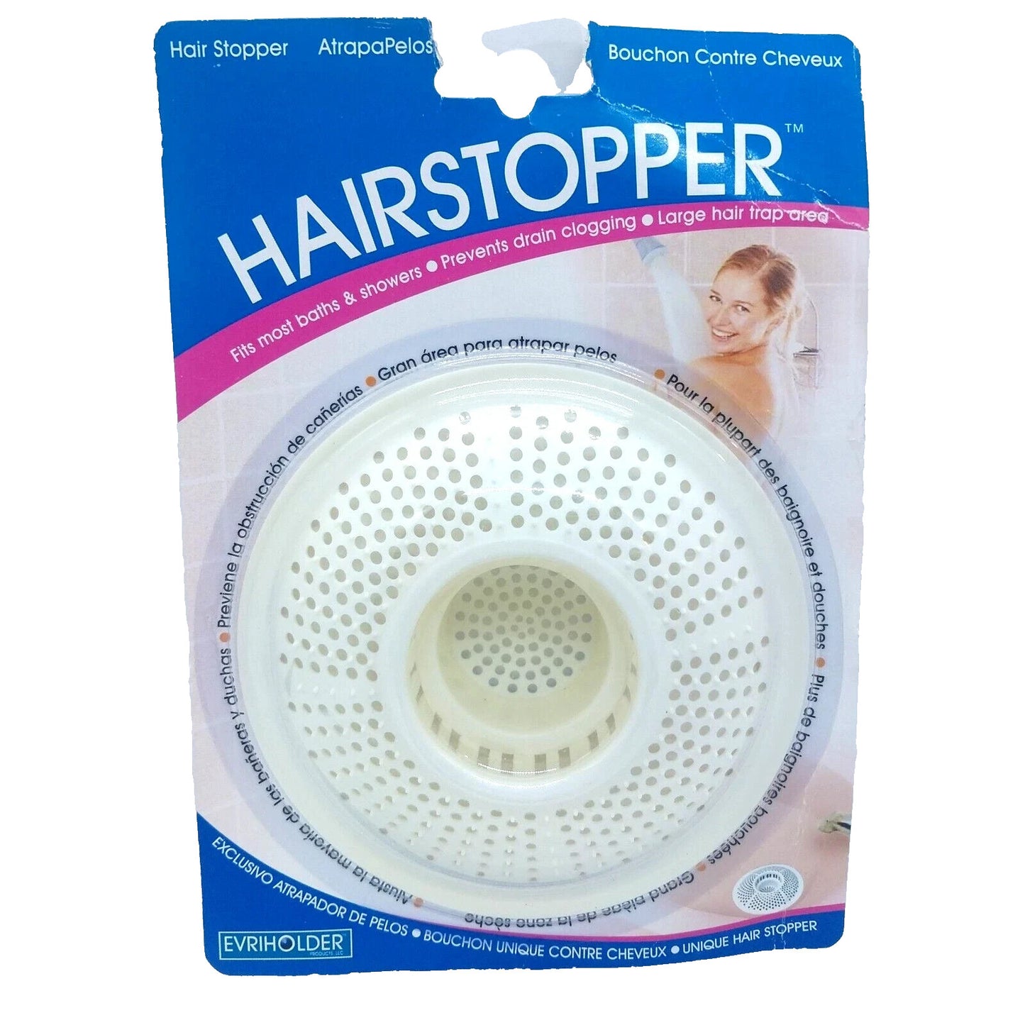Hair Stopper Traps Hair Fits Most Drain Prevent Clogs  Envirholder