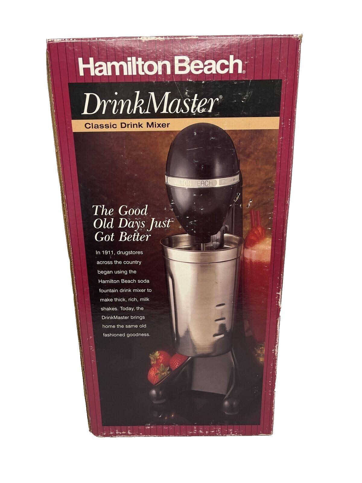 NEW Hamilton Beach Drinkmaster Classic Drink Mixer 65210 Black
