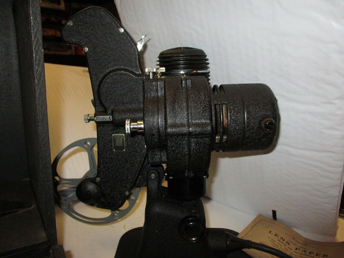 Vintage 1930's Bell and Howell 8MM Filmo Master 400 Design 122 Model G Projector