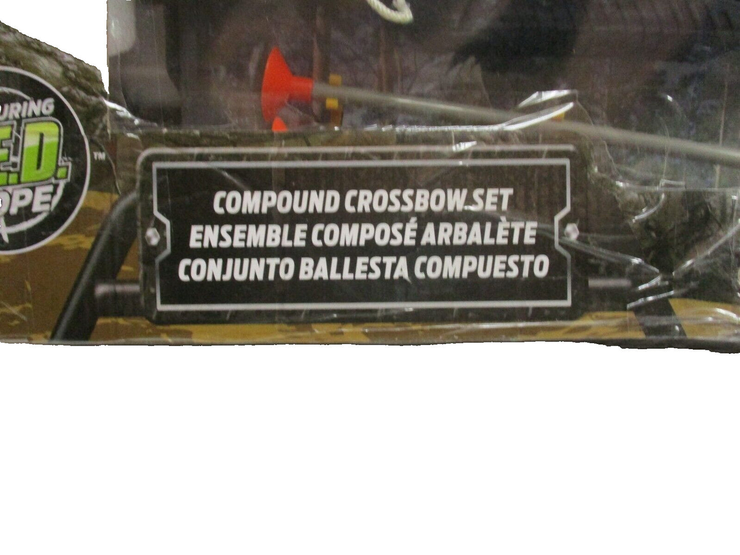 Realtree Compand Crossbow Set With LED Scope Batteries Not Included