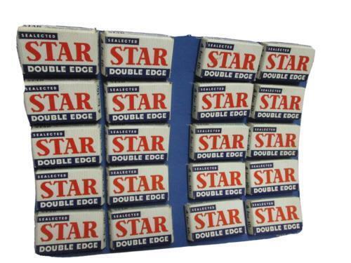 1950's New Sealected Star Double Edge Cardboard Advertising Store Display