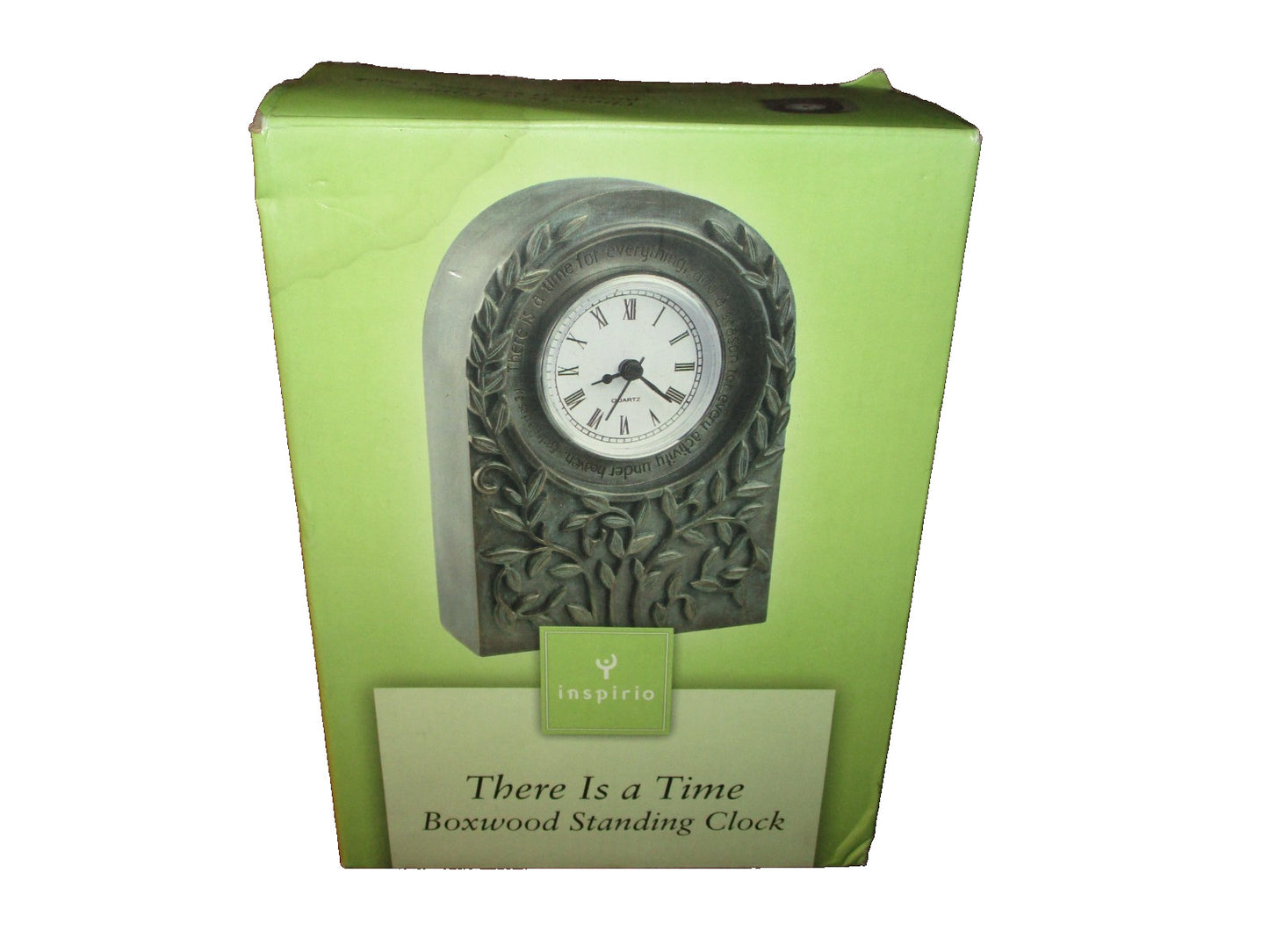 Inspirie There Is a Time Boxwood Standing Clock