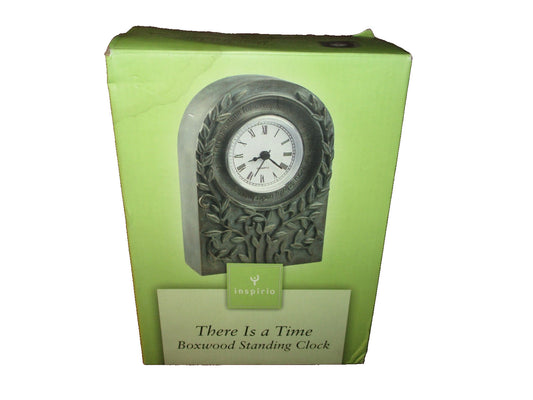 Inspirie There Is a Time Boxwood Standing Clock