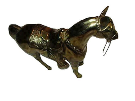 Ed's Variety Store Brass Horse 100% All Brass and Made in The USA