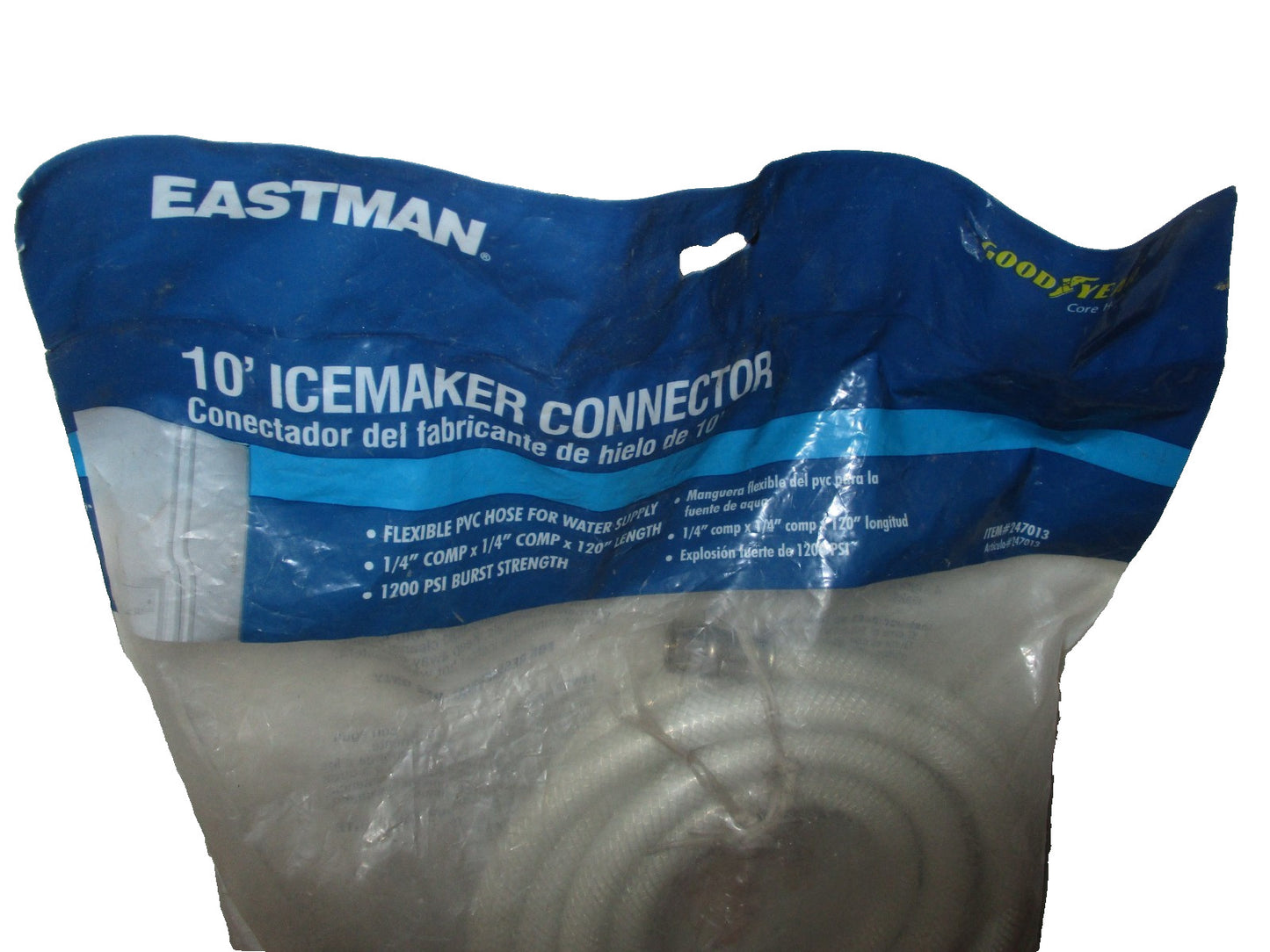 Eastman 10' Icemaker Connector 120" x 1/4" Comp x 1/4" Comp 247013