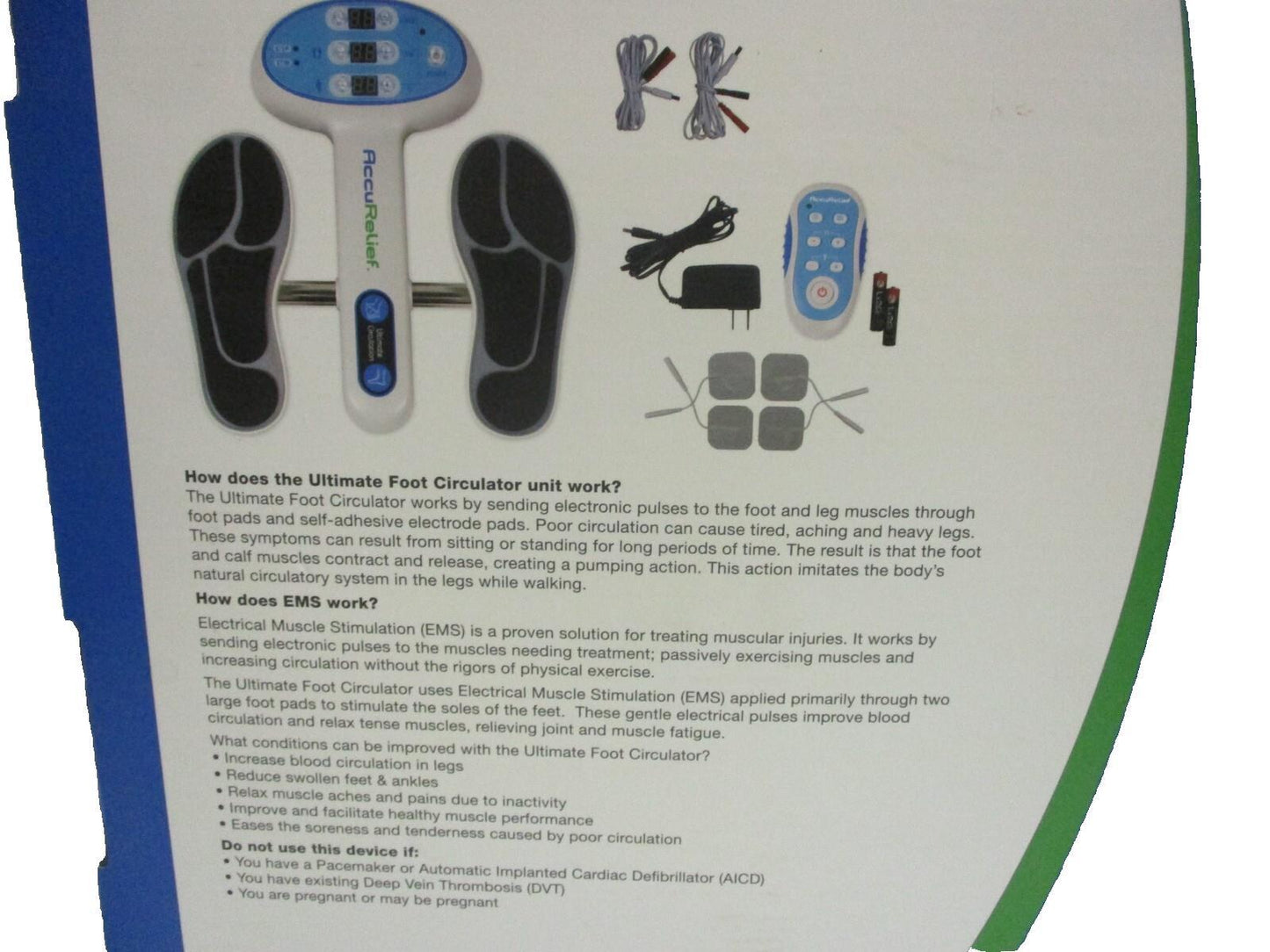 AccuRelief Ultimate Foot Circulator with Remote ACRL-5500