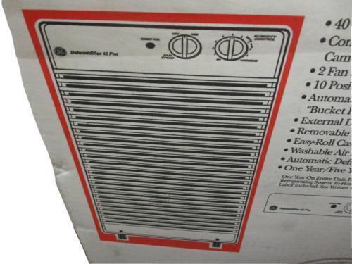 40 Pint GE Dehumidifier Model AHG40LA New Old Stock