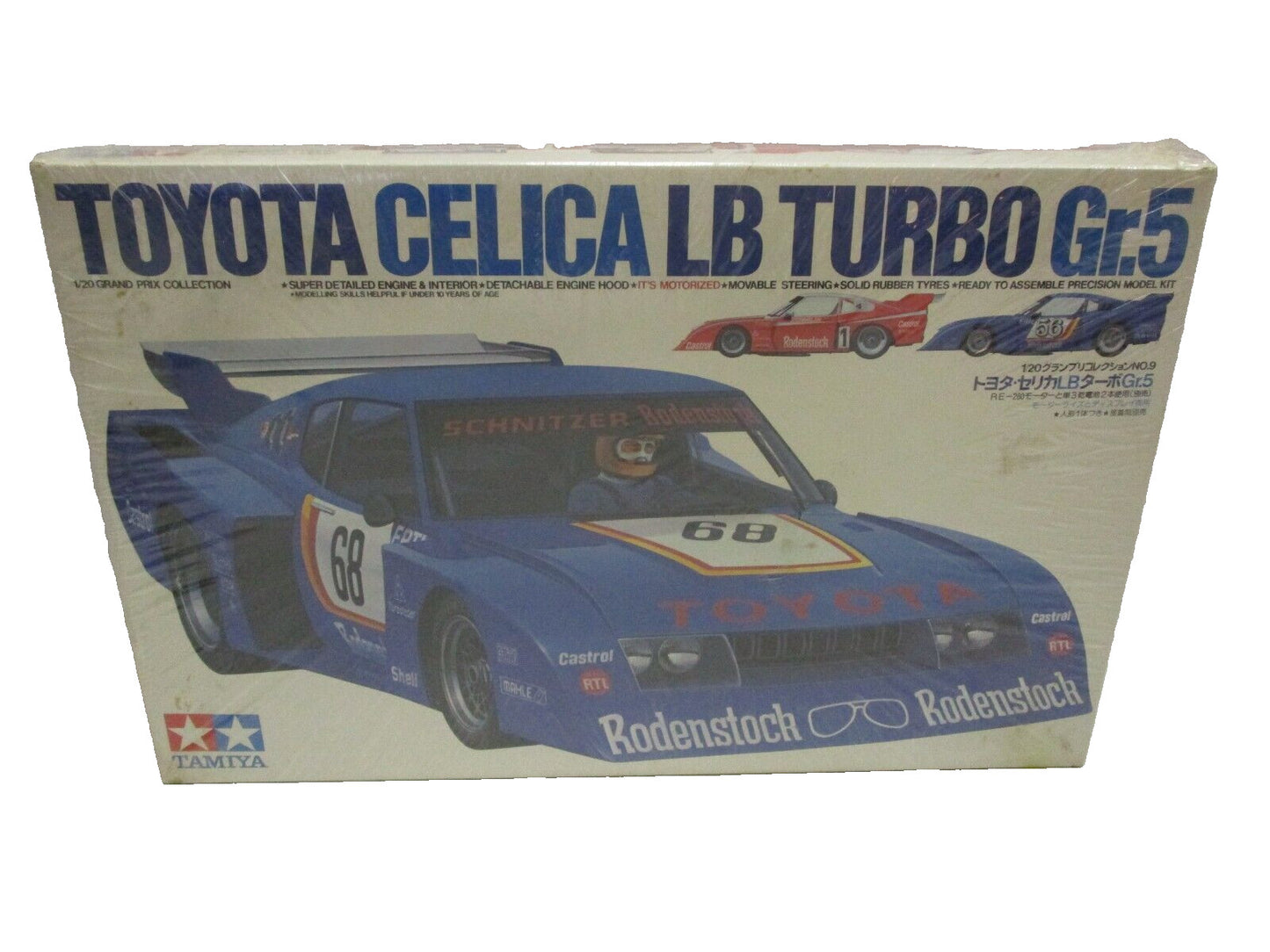 Tamiya 1/20 Toyota Celica LB Turbo Gr.5 Race Car 20072 Plastic Model Kit 1977