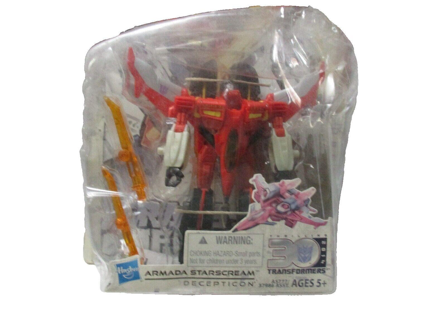 Vintage Transformers IDW Armada Starscream Action Figure 30th Anniversary Hasbro